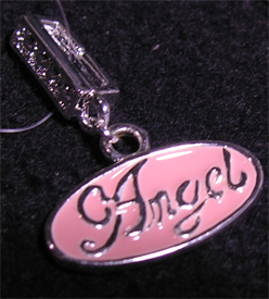 angel oval charm C1551_c