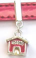 Red Dog House slider charm 10 mm 